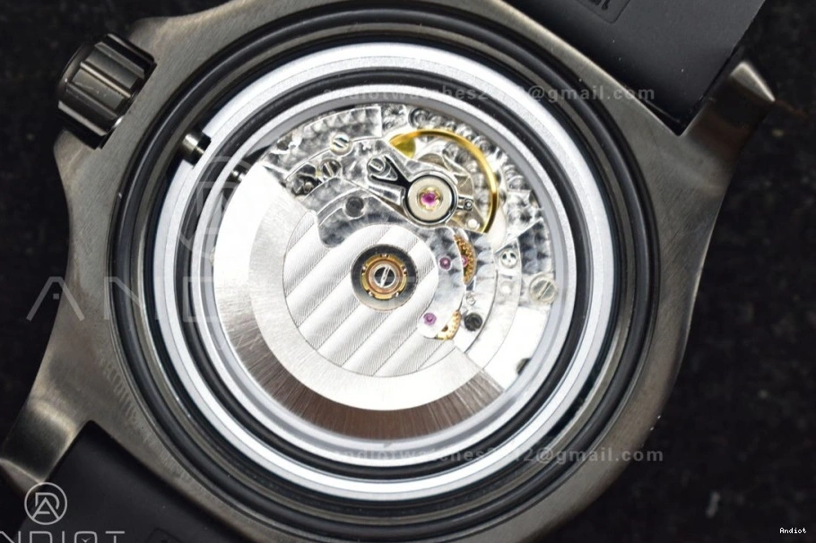 Automatic Strap Superocean Black 1:1 Bezel On Black Edition Dial Best A2824 Black TF 44 Rubber 0523